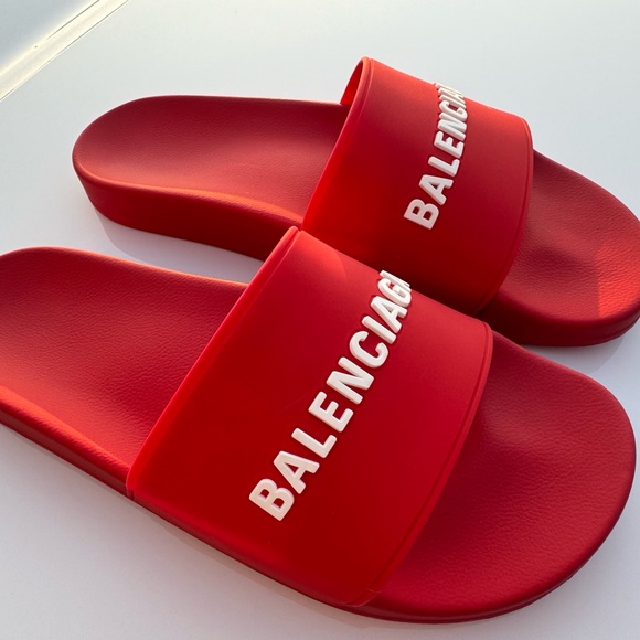 MENS BALENCIAGA POOL SLIDES 🌊 Size 9 - Picture 3 of 10